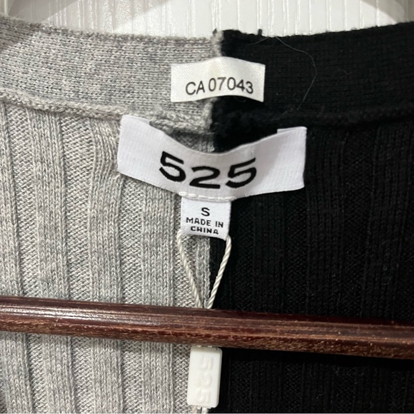 525 American women’s sweater dress. Grey and black. Button closure on front S - Picture 9 of 9